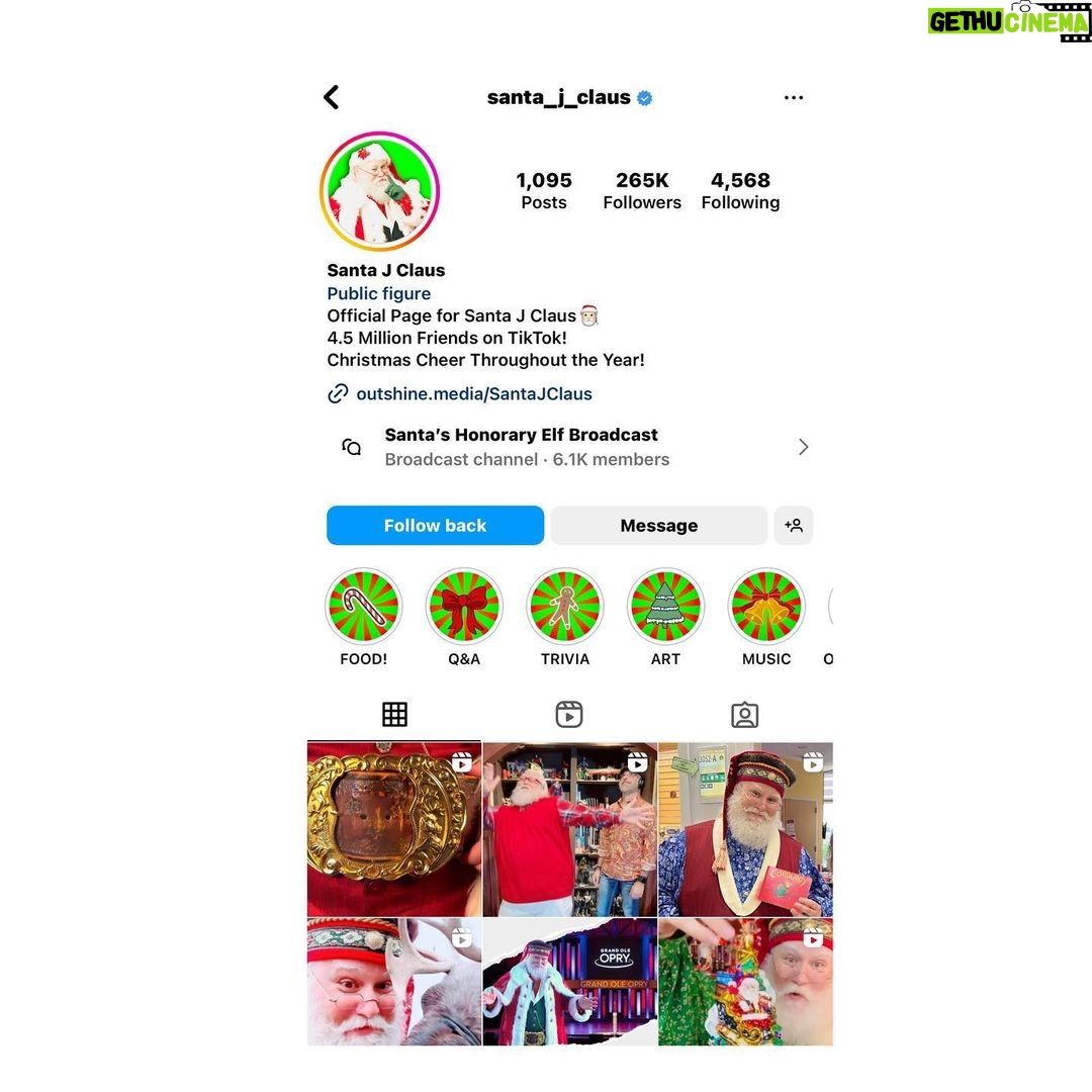 Mark Hamill Instagram - Just found out Santa Claus follows me, which is a strong indication I'm on his "Nice" list. I immediately followed him back to avoid any chance of being reclassified as "Naughty". Can't be too careful. #MerryChristmas2023 π