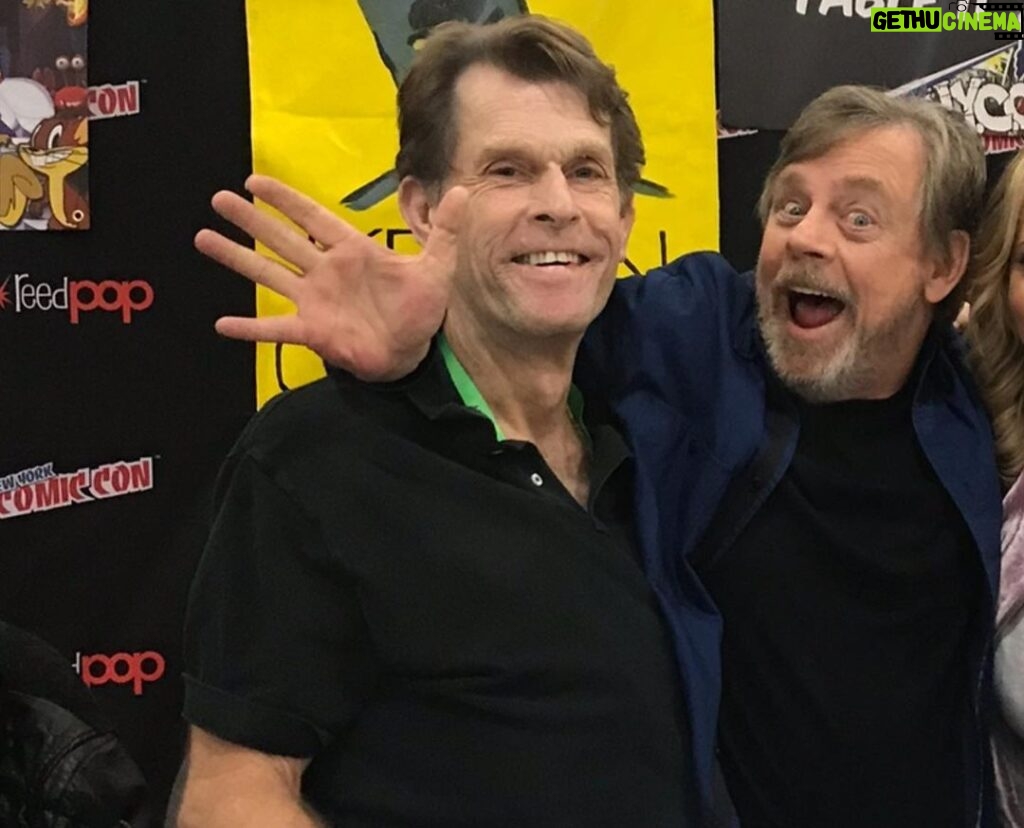 Mark Hamill Instagram - Though we're all sad, I know he wouldn't want that. I'm finding great solace in all the memories I have of him...the thrill of our earliest recording sessions, discovering the unique bond our characters shared, how we complemented one another & bonded immediately. 🙏🦇s, 💜💚🃏