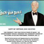 Mark Hamill Instagram - TONIGHT/9-11pm on CBS- Celebrate the life & career of the International Treasure that is the one-and-only DICK VAN DYKE! Simply one of the most gifted (& nicest) men in all of show-biz. #NinetyEightYearsOfMagic For @official_dick_van_dyke: 🎂 (x 98)