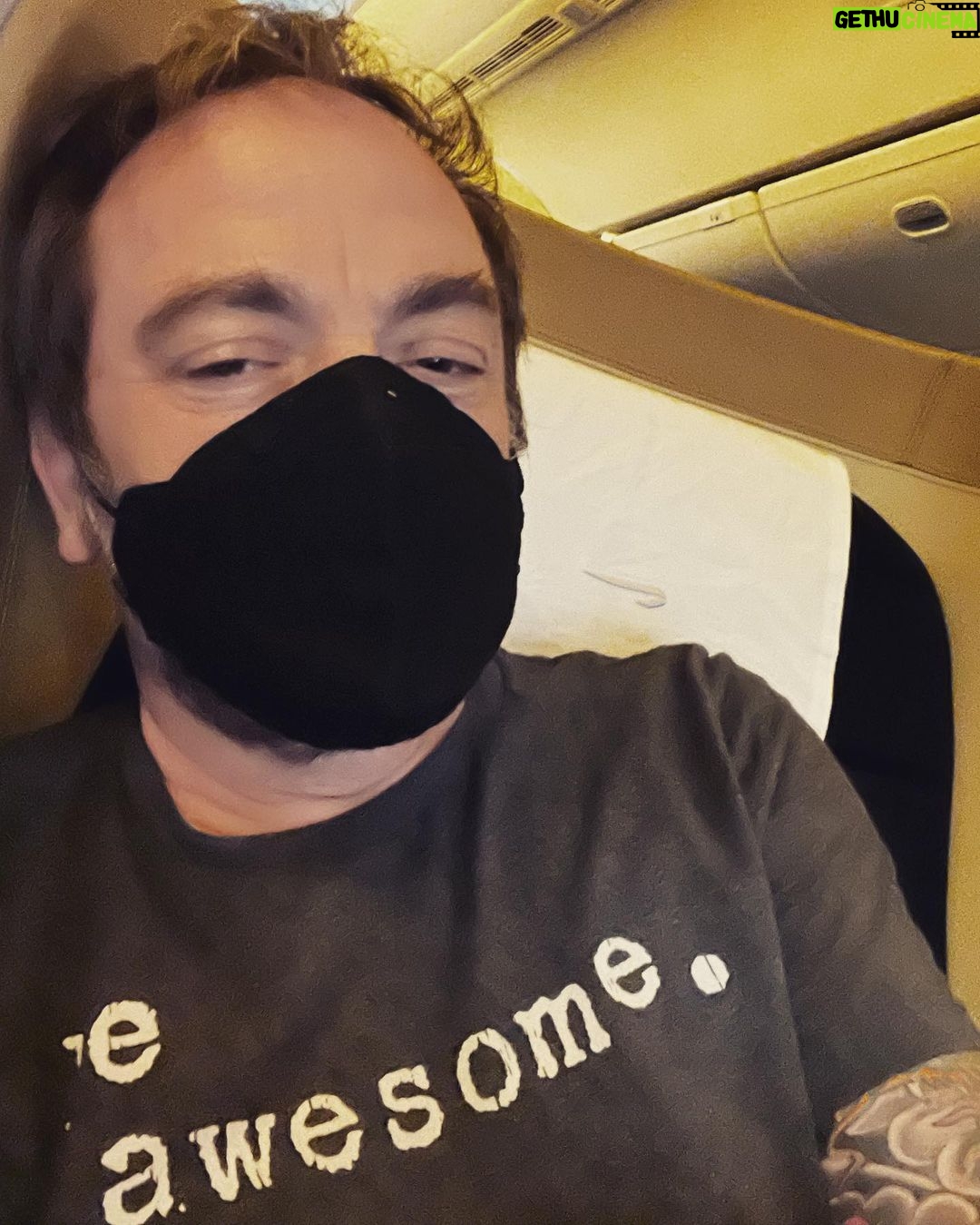 Mark Sheppard Instagram - Much better seat… thanks @british_airways on the way to LHR #spnfamily