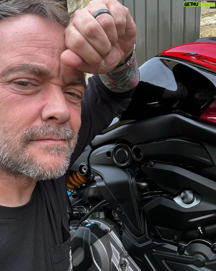 Mark Sheppard Instagram - Thank you to all @monopolyevents Edinburgh for a fantastic weekend! Back in the Cotswolds where the the lovely folks @ducatiuk have deemed me worthy of the superb @ducati Monster SP for the next couple of weeks!