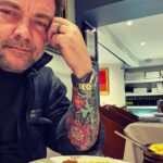 Mark Sheppard Instagram - Ahhhhh. My happy place. @spiceloungeburford for a fabulous Ruby Murray… #spnfamily