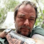 Mark Sheppard Instagram - Healing up nicely! Back with @mofoquinn @1111ad_tattoo on Monday for some color and more…