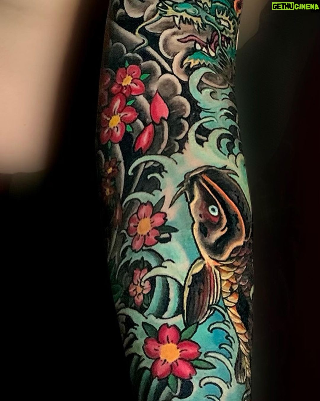 Mark Sheppard Instagram - So… these are @kirkalley1111adtattoo pics of my @kevin_f_quinn sleeve…