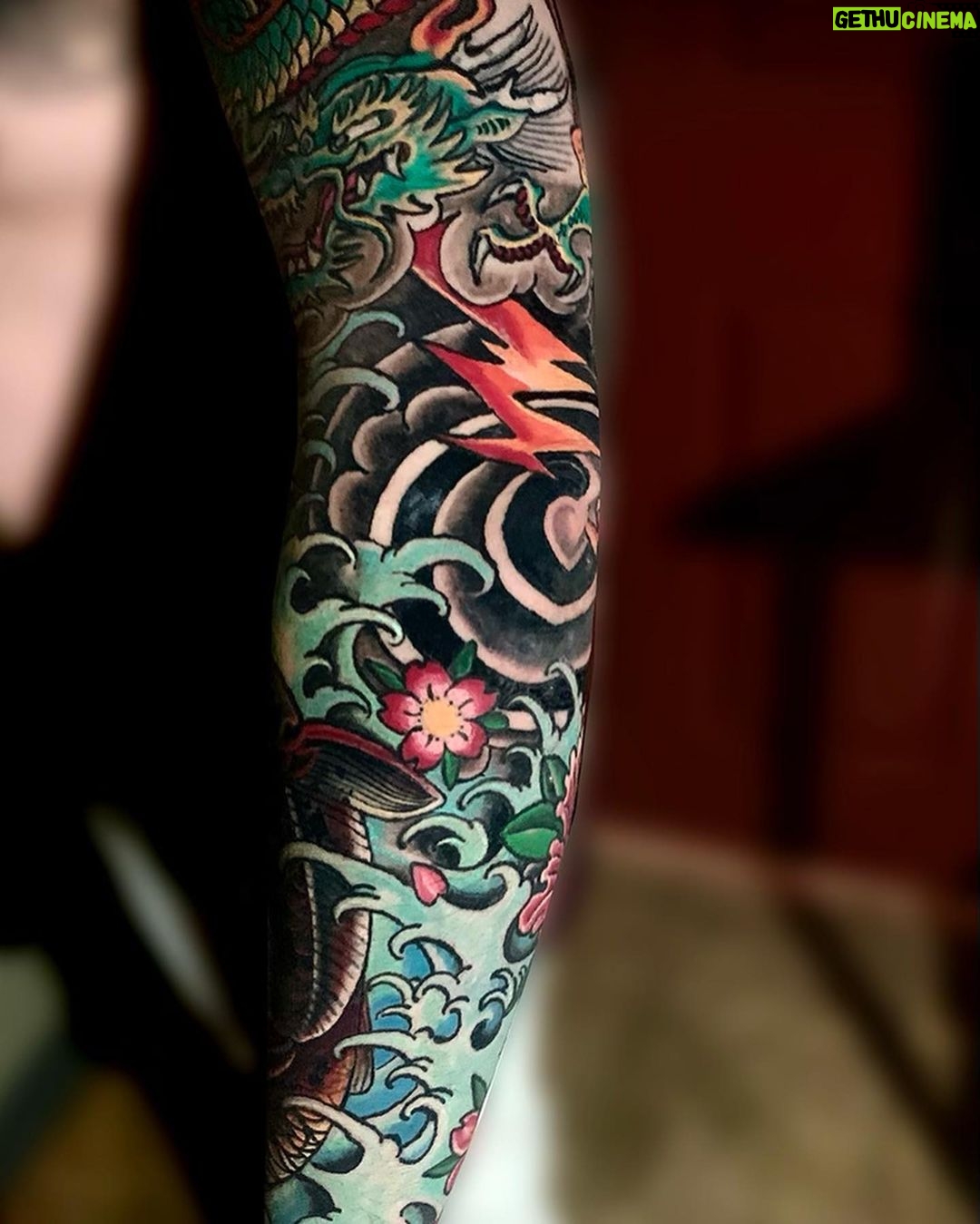 Mark Sheppard Instagram - So… these are @kirkalley1111adtattoo pics of my @kevin_f_quinn sleeve…