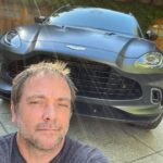 Mark Sheppard Instagram - Thank you to my friends @astonmartinamericas @astonmartinlagonda for the loan of this beautiful Aston Martin DBX while my DB11 AMR is being shown some love. Literally the best SUV I’ve driven in a very long time!