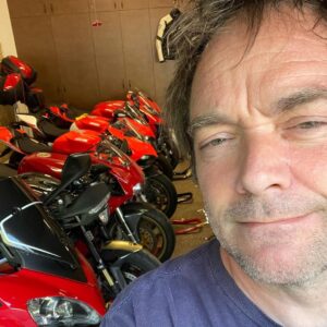 Mark Sheppard Instagram - Tidying the garage… @ducati @ducatiusa @ducatiuk @ducatinb