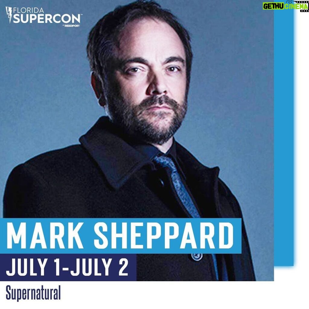 Mark Sheppard Instagram - See you there! #spnfamily @floridasupercon