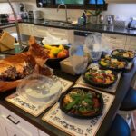 Mark Sheppard Instagram - Hell of a dinner! Thank you @timabell and @sweets2savory for the citrus lobster salad and the beef ribs! Mulholland Scenic Overview