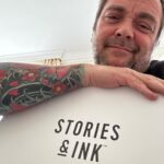 Mark Sheppard Instagram - My first Birfday present! Lovely care package from my friends @storiesandinkskincare lovely tattoo care products from a small UK company. Check them out.