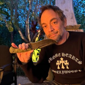 Mark Sheppard Instagram - Beautiful Christmas prezzy from @slsheppard From the knife maker who did the weapons on The Expendables - @warcrownforge Amazing work!