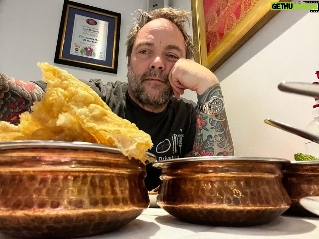 Mark Sheppard Instagram - Guess where I am? Thank you for a wonderful weekend @starfuryevents Crossroads, it was beautiful. Now for a serious ruby @spiceloungeburford