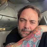 Mark Sheppard Instagram - Tired man. Thank you to all @fanxsaltlake Dan, you have a great show! On a @americanair plane to Blighty for @starfuryevents Crossroads. Can’t wait to see your smiling faces… #crossroads5 #spnfamily