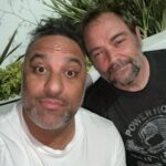 Mark Sheppard Instagram - Spent an amazing evening with one of the best, @russellpeters a true gentleman. #spnfamily
