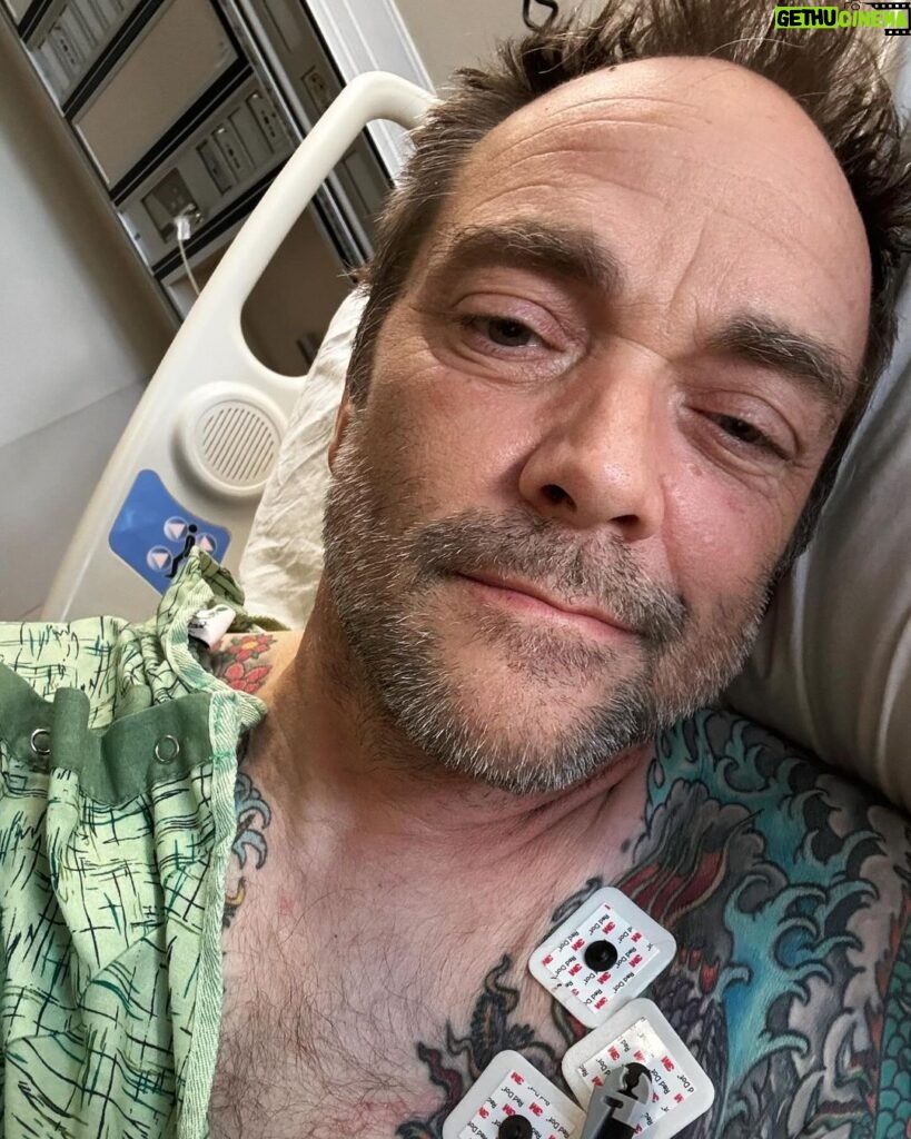 Mark Sheppard Instagram - You’re not going to believe this! Was on my way to an appointment yesterday when I collapsed in my kitchen. Six massive heart attacks later, and being brought back from dead 4 times I apparently had a 100% blockage in my LAD. The Widowmaker. If not for my wife, the @losangelesfiredepartment at mullholland and the incredible staff @providencecalifornia St Joseph’s - I wouldn’t be writing this. My chances of survival were virtually nil. I feel great. Humbled once more. Home tomorrow! #spnfamily