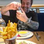 Mark Sheppard Instagram - Hanging out with my mate Phil at Quod Oxford #spnfamily