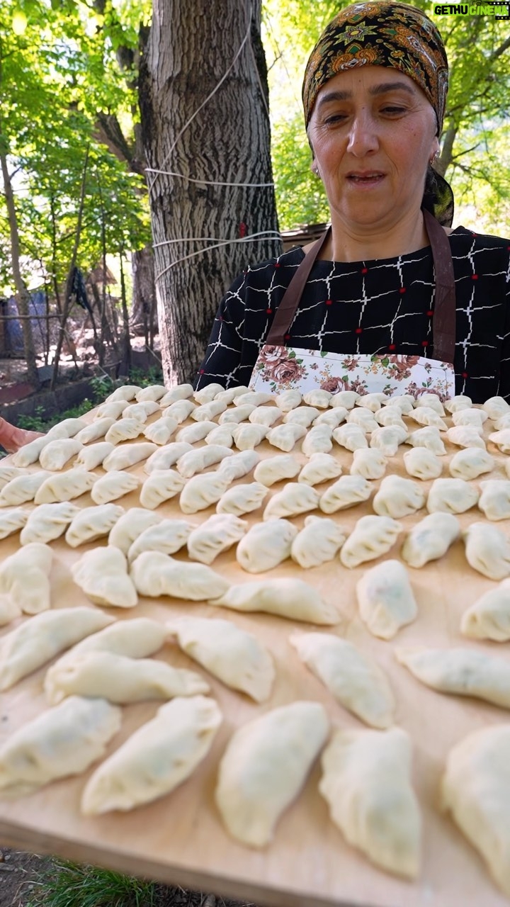 Mark Wiens Instagram - Insanely tasty lamb dumplings in the mountains of northern Azerbaijan - the sour plum garlic sauce, made them so addictive! Thanks to @reazerbaijan @adnanhuseynn #Azerbaijan #dumplings #ReAzerbaijan