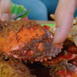 Mark Wiens Instagram - Best ever chili crab! 🦀 and chili tuna (and the secret recipe is made with 30 kilos of chilies 🌶️ 🔥)! 📍 Nasi Beti Bu Karmini #Surabaya #Indonesia #streetfood @budi_tarjo Surabaya, Indonesia