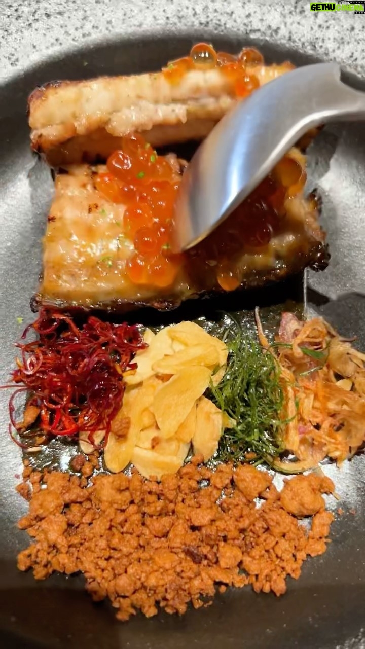Mark Wiens Instagram - Dinner at @vilasbkk combining Thai and Japanese ingredients and flavors. Grilled sea eel, fermented soy bean soup, and the Thai “gaeng gari แกงกะหรี่” curry were highlights! @prinpolsuk @goodmorningmint @pepe_dasi #Bangkok VILAS วิลาศ