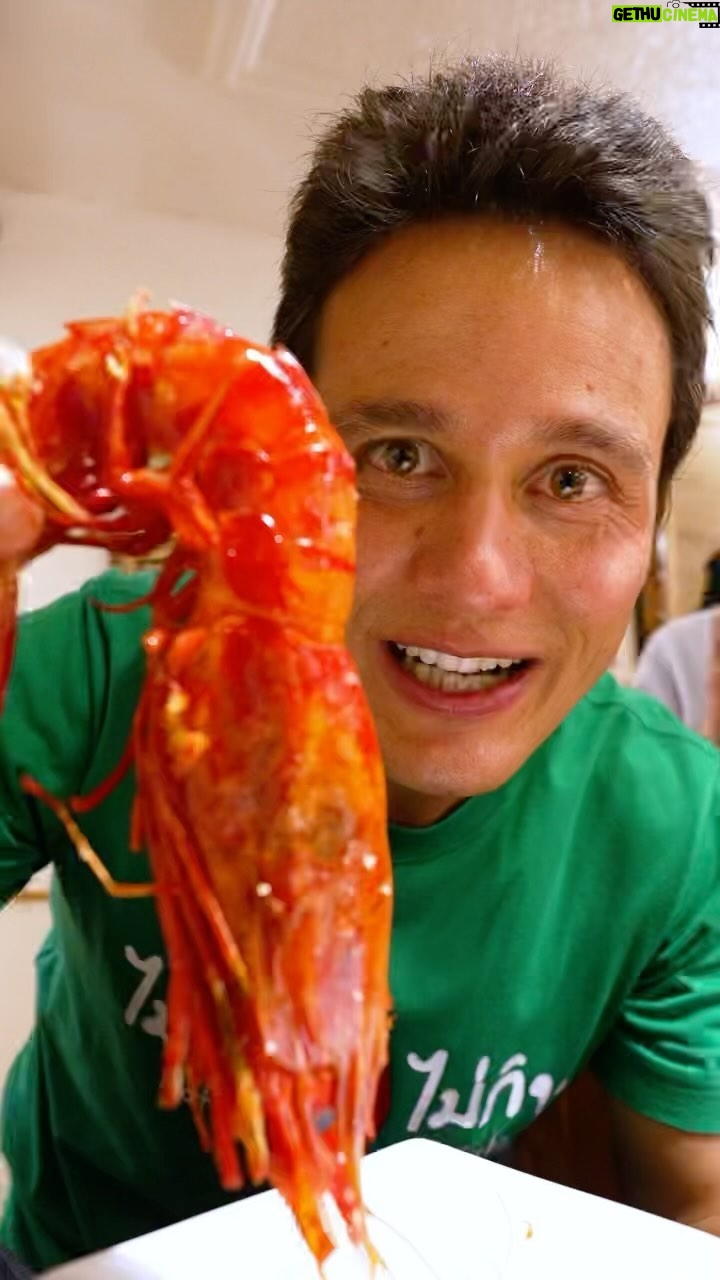 Mark Wiens Instagram - Giant carabineros “scarlet prawns” one of the best seafoods! With @tenedortours @xtremefoodies_ @finediningexp At the legendary Ganbara, #SanSebastian #Spain #carabineros Ganbara Bar - Asador
