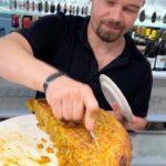 Mark Wiens Instagram - Greatest ever Spanish tortilla @antoniobarss, 1.5 hour fried onions, sliced potatoes, and green chilies, cooked in an egg omelet, simple perfection. Huge thanks to @tenedortours and @xtremefoodies_ #sansebastian #Spain #SpanishFood Full video of the cooking process coming. Antonio Bar