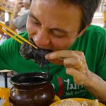 Mark Wiens Instagram - Delicious black chicken herbal soup! Chinatown Complex #Singapore Singapore, Singapore