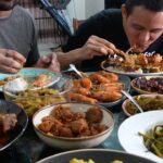 Mark Wiens Instagram - First meal in Bangladesh! 🇧🇩 Home-cooked 18 Bangla dishes thanks to @petukcouple Incredible meal, stay tuned for lots more food! #Bangladesh #Dhaka #BengaliFood Dhaka, Bangladesh