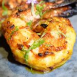 Mark Wiens Instagram - Incredible “tandoori prawns 🦐 “ at @punjabgrillbangkok that drizzle of butter! #IndianFood #Bangkok Punjab Grill Bangkok