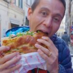 Mark Wiens Instagram - Trying one of the world’s most famous sandwiches! 🥪 #Florence #Italy 📍All’Antico Vinaio, @xtremefoodies_ @mr.taster @edoceladon All'Antico Vinaio