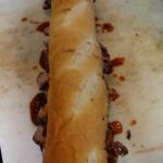 Mark Wiens Instagram - Eating an “Arm-Sized” Steak Sandwich! 🥩 With @trendieats @xtremefoodies_ @mexi_papa_adventures #tritip #steak 📍@dahickoryhousebbq #Oxnard #California Da Hickory House