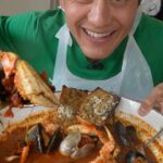 Mark Wiens Instagram - Giant bowl of CIOPPINO - a tomato seafood stew invented in San Francisco! This is from @anchoroysterbar #SanFrancisco Thanks to @visitcalifornia #VisitCalifornia #cioppino Anchor Oyster Bar