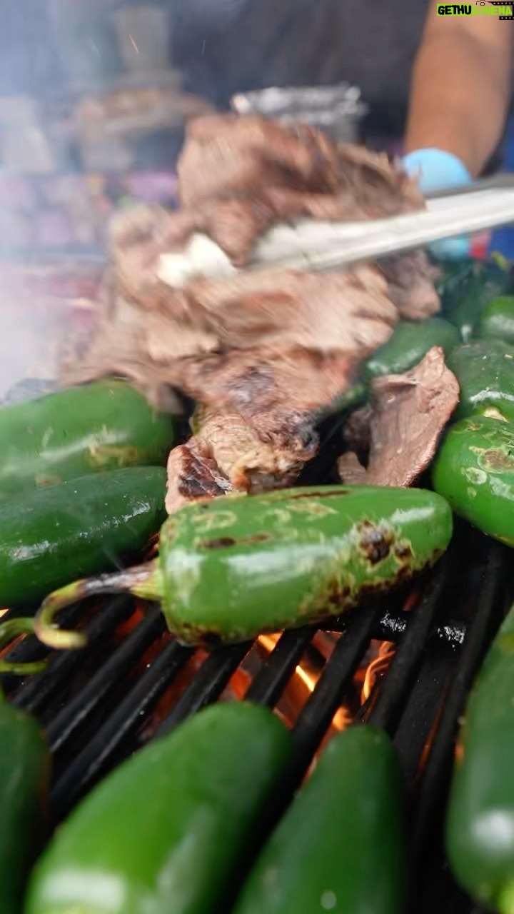 Mark Wiens Instagram - The insanely tasty quesadilla @tacoslospoblanosestilotijuana watch how they make it! Thanks to @mexi_papa_adventures for bringing me here. #LosAngeles #streetfood #quesadilla Tacos los Poblanos #1 Estilo Tijuana