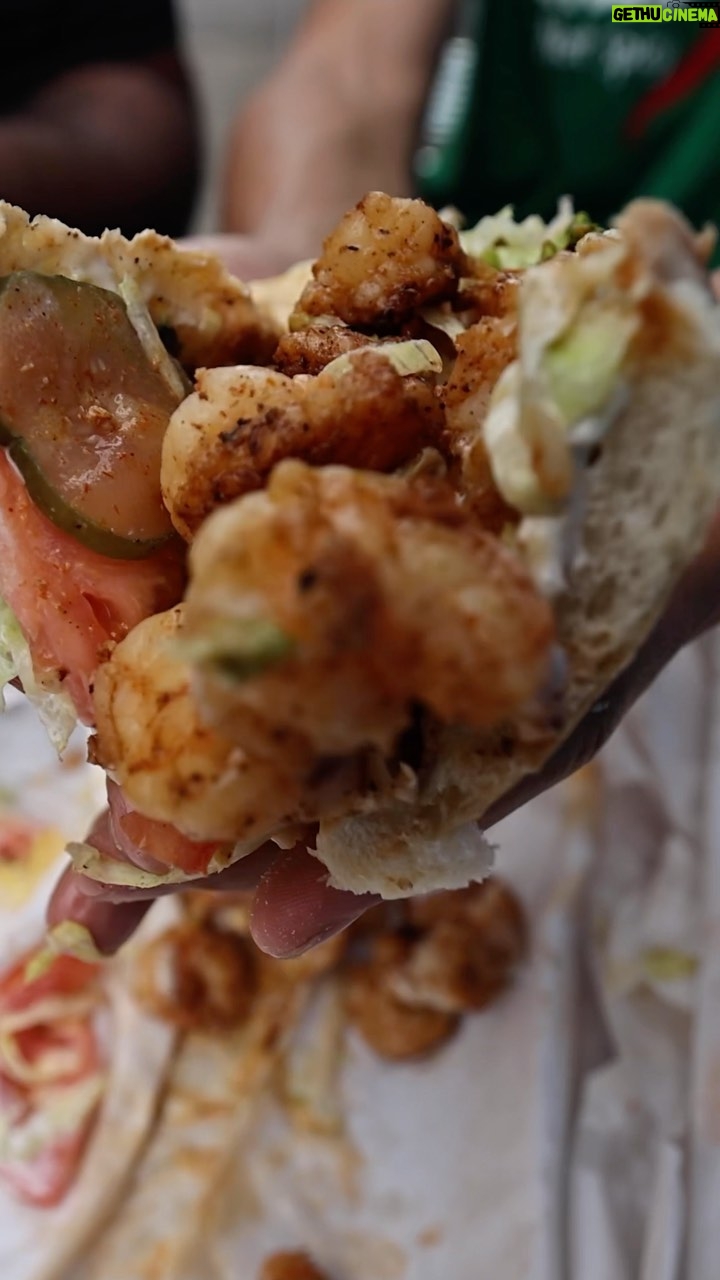 Mark Wiens Instagram - Best Grilled Shrimp 🍤 Po’Boy in New Orleans! 📍Guy’s Po’Boys #NewOrleans #food #poboy