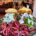 Mark Wiens Instagram - Amazing Indian street food dishes and chaats @chaipani Highlight for me was the kheema pav (minced lamb and spices with chutney) and the dahi puri (puri shells filled with potato, chutney and yoghurt). @meherwanirani #IndianFood #chaat #Asheville #NorthCarolina Chai Pani