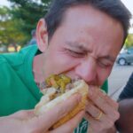 Mark Wiens Instagram - One of the greatest of all Chicago foods - Italian beef, fully submerged, and topped with hot giardiniera. 🥪 A sandwich you absolutely have to stick your face into. 📍 Johnnie’s Beef #Chicago Johnnie's Beef