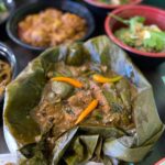 Mark Wiens Instagram - @northernthaifoodclub Best Thai food I’ve ever had outside of Thailand - specifically northern Thai food. Nam ngiaw (น้ำเงี้ยว) tomato stew over noodles, tam kanun (ตำขนุน) young jackfruit salad, and aeb pla duk (แอบปลาดุก) a packet of catfish and spice paste, all on point. When you’re in #LosAngeles real deal northern Thai food. #ThaiFood #LAfood Northern Thai Food Club