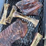 Mark Wiens Instagram - Giant tray of bbq ribs smothered in spicy Mexican peanut sauce @don.pollon Culinary gem of LA! @jeffrey_merrihue @mexi_papa_adventures @the_hangry_rider @foodie_munster #LosAngeles #MexicanFood #streetfood #bbq Don pollon