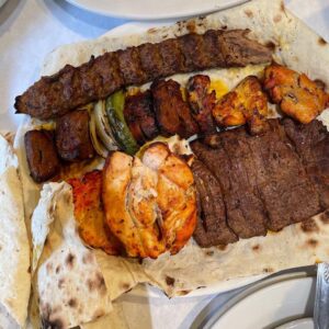 Mark Wiens Instagram - Persian food tour with @gooshtlovers It was a honor to have a huge Persian banquet sized lunch @raffisplace with Mr. and Mrs. Raffi. When they opened their restaurant 28 years ago, they had 4 tables. Now it’s one of the biggest and best Persian restaurants in the United States! #PersianFood #Iran #kebab #koobideh #LosAngleles