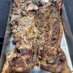 Mark Wiens Instagram - It was a huge honor to hang out with @pitmasterrodneyscott one of the worlds greatest whole hog pitmasters. My favorite move is when he mops it with vinegar pepper sauce, and literally spoons it out 🥄! Amazing bbq @rodneyscottsbbq #Charleston #SouthCarolina #bbq #wholehog Rodney Scott's BBQ
