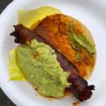 Mark Wiens Instagram - Mexican street food with @mexi_papa_adventures in Los Angeles! @tacoslospoblanosestilotijuana makes fresh masa tortillas, with grilled carne asada 🥩 and chorizo, and salsas. We had the fully loaded quesadilla, must eat when you’re in #LosAngeles #MexicanFood Tacos los Poblanos #1 Estilo Tijuana