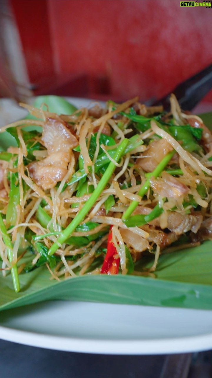 Mark Wiens Instagram - Thailand’s Hidden Dishes! 🇹🇭 #1 Pork fried with garlic chive roots (หมูผัดรากชู), an Akha hill tribe speciality in Chiang Rai! @tourismthailand #ChiangRai #thailandshiddendishes Chiang Rai, Thailand