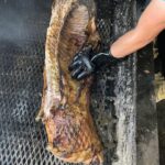 Mark Wiens Instagram - Slab of ribs from the whole hog bbq @wilbersbbq normally bbq places would debone all the meat (including the ribs), and mix it all together. So very unique to get the whole ribs, and so good! #bbq #NorthCarolina Wilbers BBQ