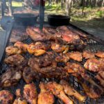 Mark Wiens Instagram - An honor to hang out with @johnhaney8462 and his family. Along with an epic slow bbq, we had a “South Carolina hash” battle - tomato 🍅 based VS. mustard based. Hash is a very regional dish, only really found in South Carolina, that includes - in this case bbq pig face 🐷 , deboned and made into a stew, to eat over rice - so good!! #bbq #SouthCarolina #food Charleston, South Carolina