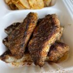 Mark Wiens Instagram - Fresh seafood, cooked perfectly @saltboxseafoodjoint We ate red drum fish, fish soup, fried shrimp, and smoked trout tamales. Amazing meal, highly recommended, thank you Chef Ricky! Saltbox Seafood Joint