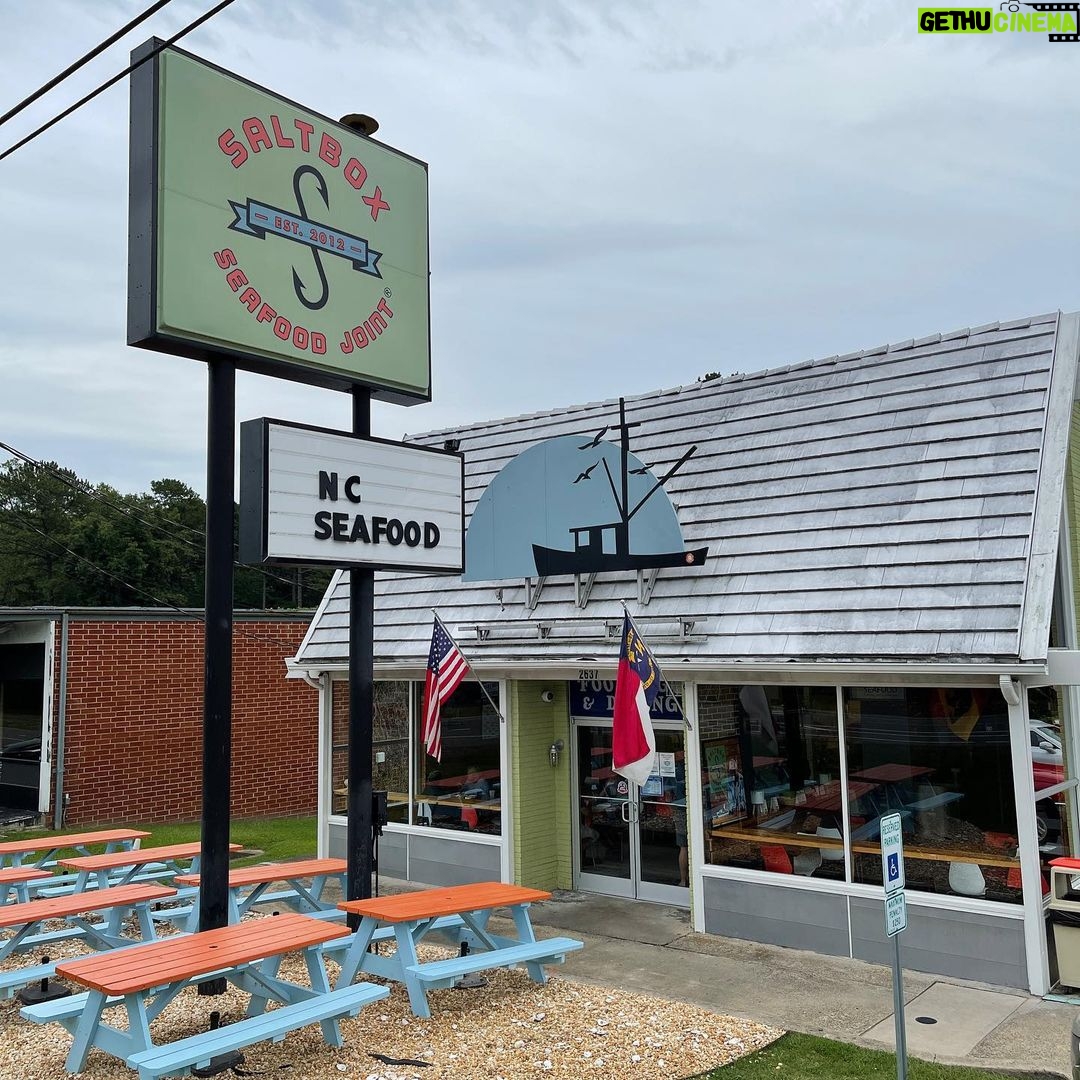 Mark Wiens Instagram - Fresh seafood, cooked perfectly @saltboxseafoodjoint We ate red drum fish, fish soup, fried shrimp, and smoked trout tamales. Amazing meal, highly recommended, thank you Chef Ricky! Saltbox Seafood Joint
