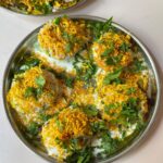 Mark Wiens Instagram - Amazing Indian street food dishes and chaats @chaipani Highlight for me was the kheema pav (minced lamb and spices with chutney) and the dahi puri (puri shells filled with potato, chutney and yoghurt). @meherwanirani #IndianFood #chaat #Asheville #NorthCarolina Chai Pani