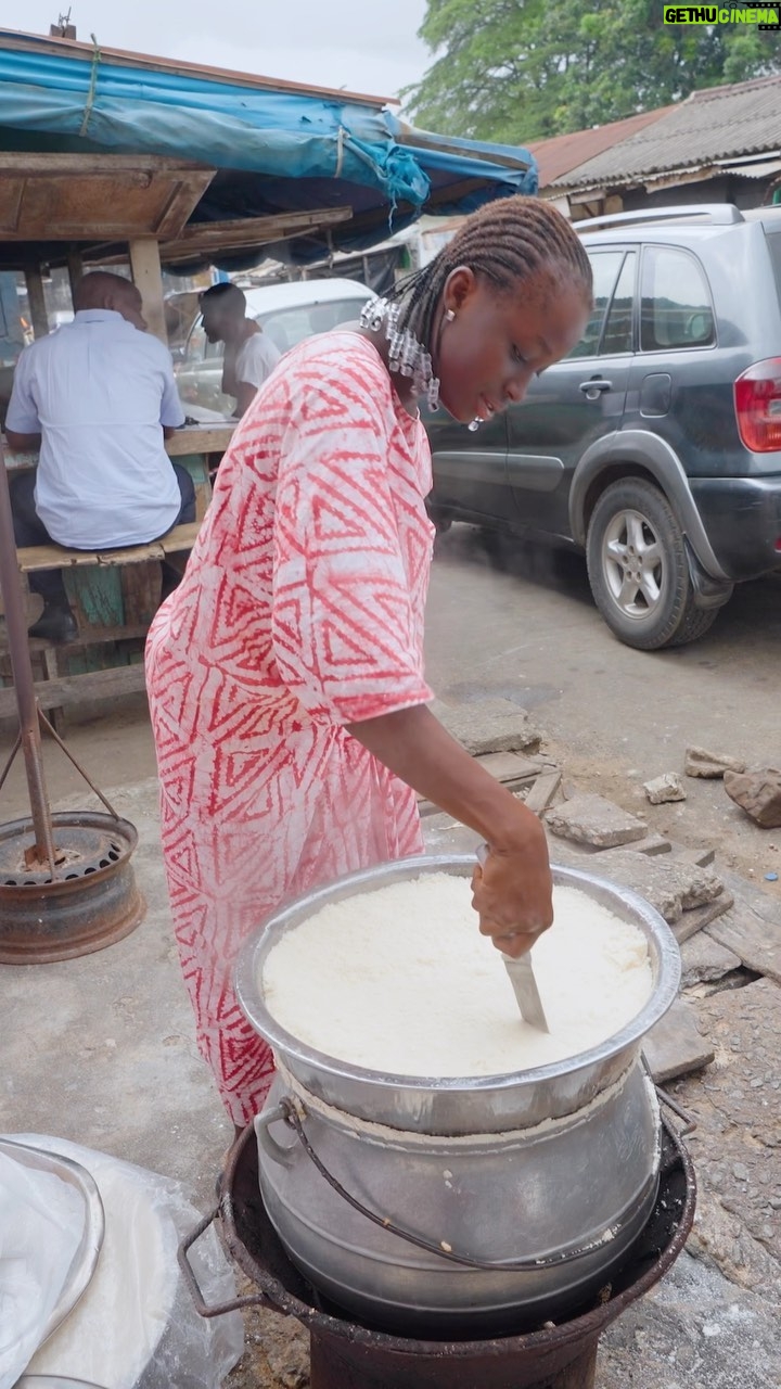 Mark Wiens Instagram - Unique breakfast in Abidjan, Côte d’Ivoire - steamed cornbread with icy sour buttermilk 🇨🇮 #Abidjan #cotedivoire @bellecotedivoire