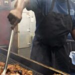 Mark Wiens Instagram - @pitmasterrodneyscott shows how to spoon and mop your barbecue! Had an amazing time in South Carolina @rodneyscottsbbq #Charleston #bbq #barbecue Rodney Scott's BBQ