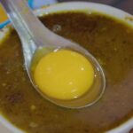 Mark Wiens Instagram - One Indonesian dish that totally blew me away - Pallubasa, a beef or buffalo soup, loaded with grated toasted coconut 🥥, with a raw egg yolk on top. Something you have to eat in #Makassar #IndonesianFood Pallubasa Serigala