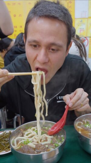 Mark Wiens Instagram - Legendary Taiwanese beef noodles!! 🇹🇼 #Taipei #Taiwan #TaiwaneseFood 📍 Liu Shandong Beef Noodle